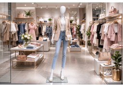 Манекен жіночий білий глянцевий 179 см для магазину одягу